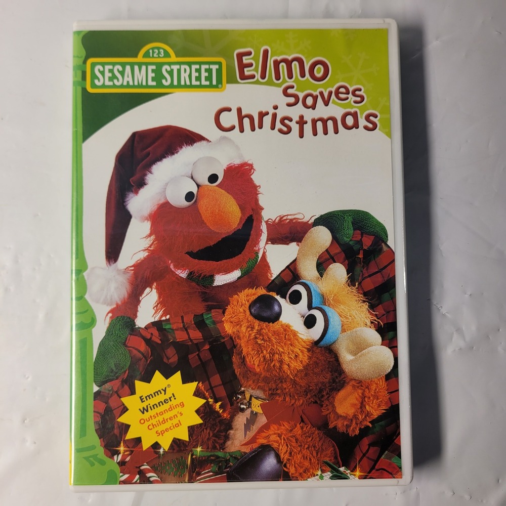 Sesame‎ Street Elmo Saves Christmas DVD Kids Holiday Musical Special Emmy Winner